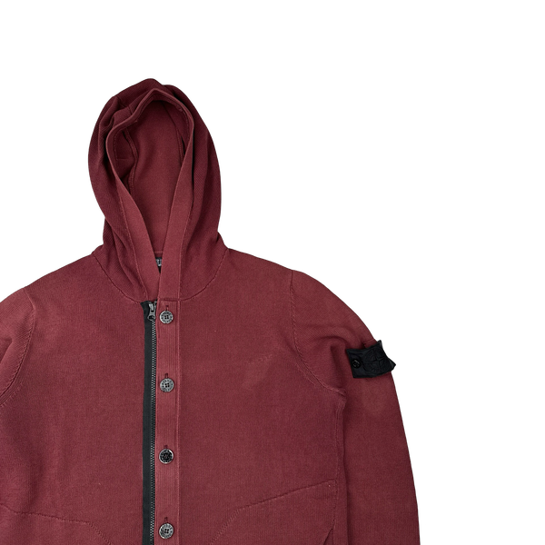 Stone Island 2013 Red Shadow Project Knit Hoodie - Large