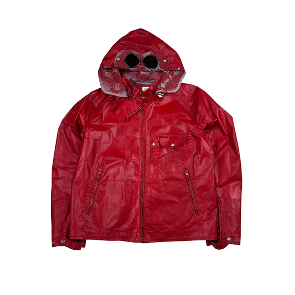 CP Company 2008 RARE Archive Hand Painted Mille Miglia Goggle Jacket - XXL