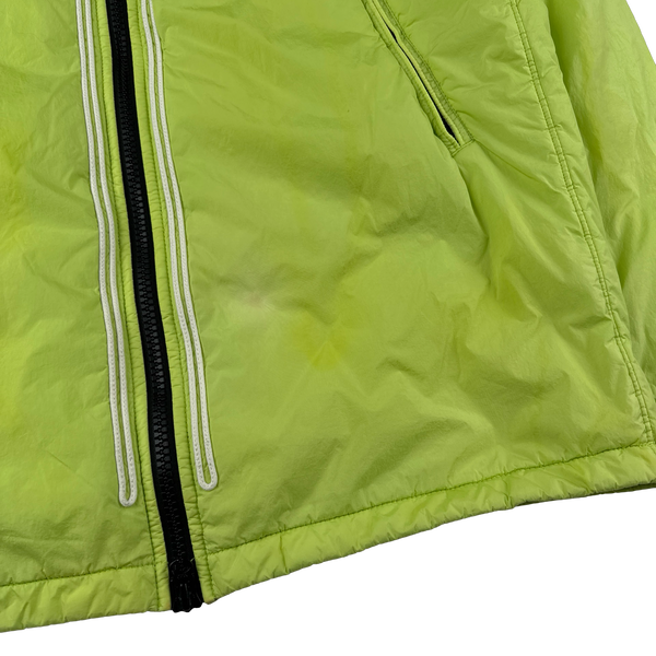 Stone Island 2019 Green Crinkle Reps Padded Jacket - XL