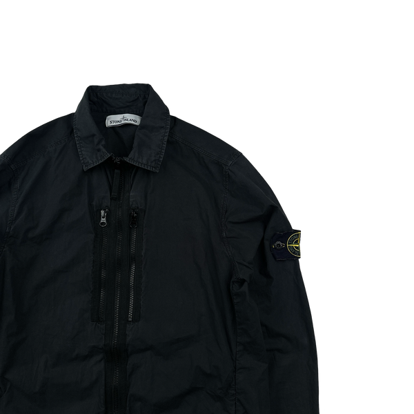Stone Island 2017 Black Paracadute Overshirt - Small