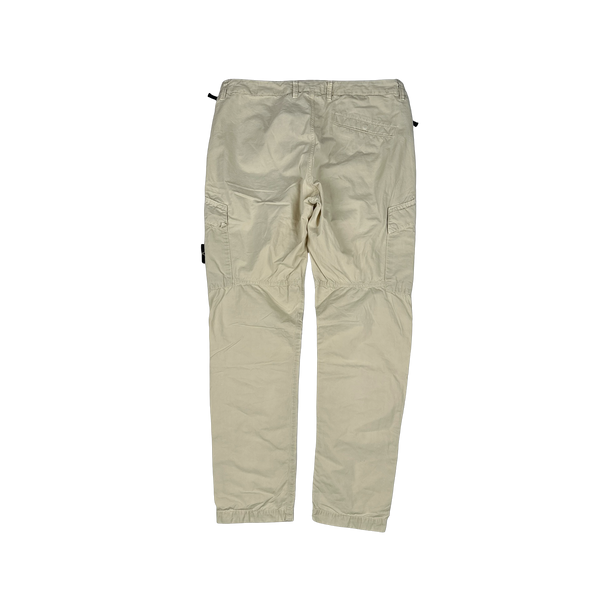 Stone Island 2018 Beige RE T Fit Cargo Trousers - Medium
