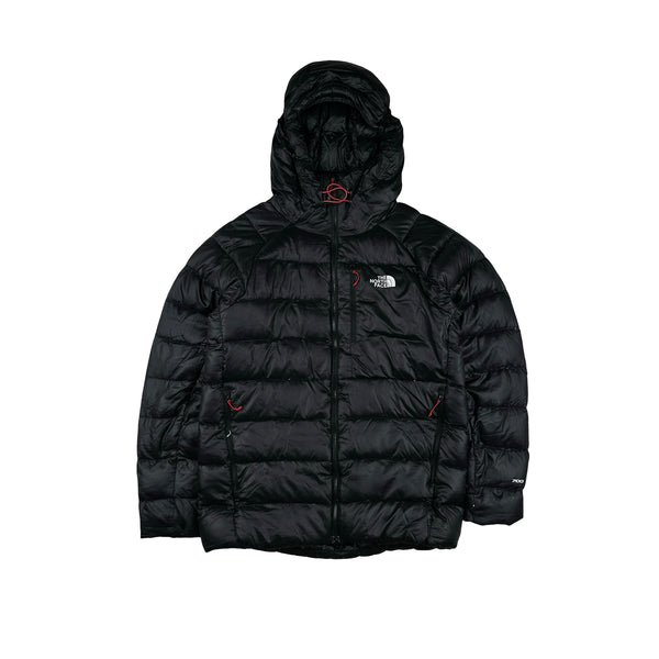 North Face Black 700 Fill Hooded Down Puffer Jacket - Medium