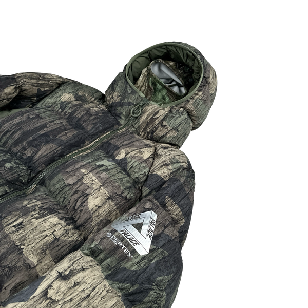 Palace 2024 Real Tree Camo Matte Pertex Down Filled Balaclava Puffer Jacket - Medium