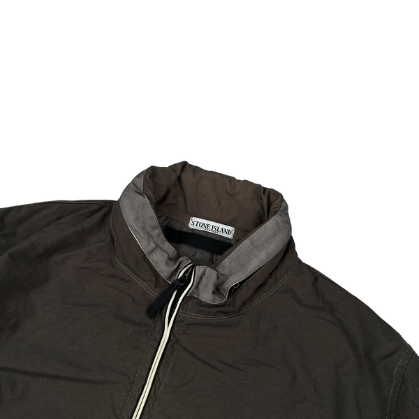 Stone Island 2011  Brown Reps Nylon-R Zipped Bomber Jacket - XXL