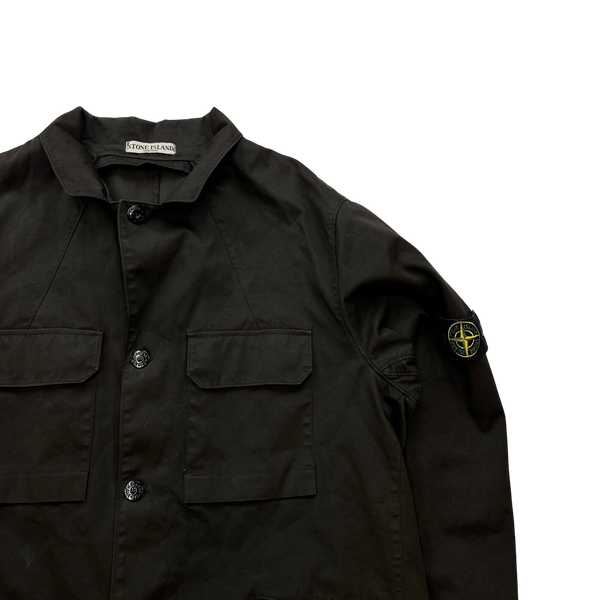 Stone Island 2005 Brown Dutch Rope Cotton Jacket - XXL