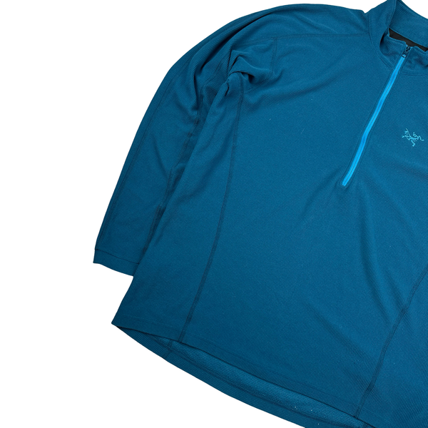 Arcteryx Blue Polartec Stretch Hoodie - XL