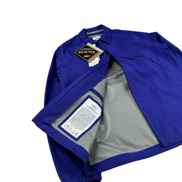 Stone Island Marina Gore Tex Waterproof Spellout Jacket - Large