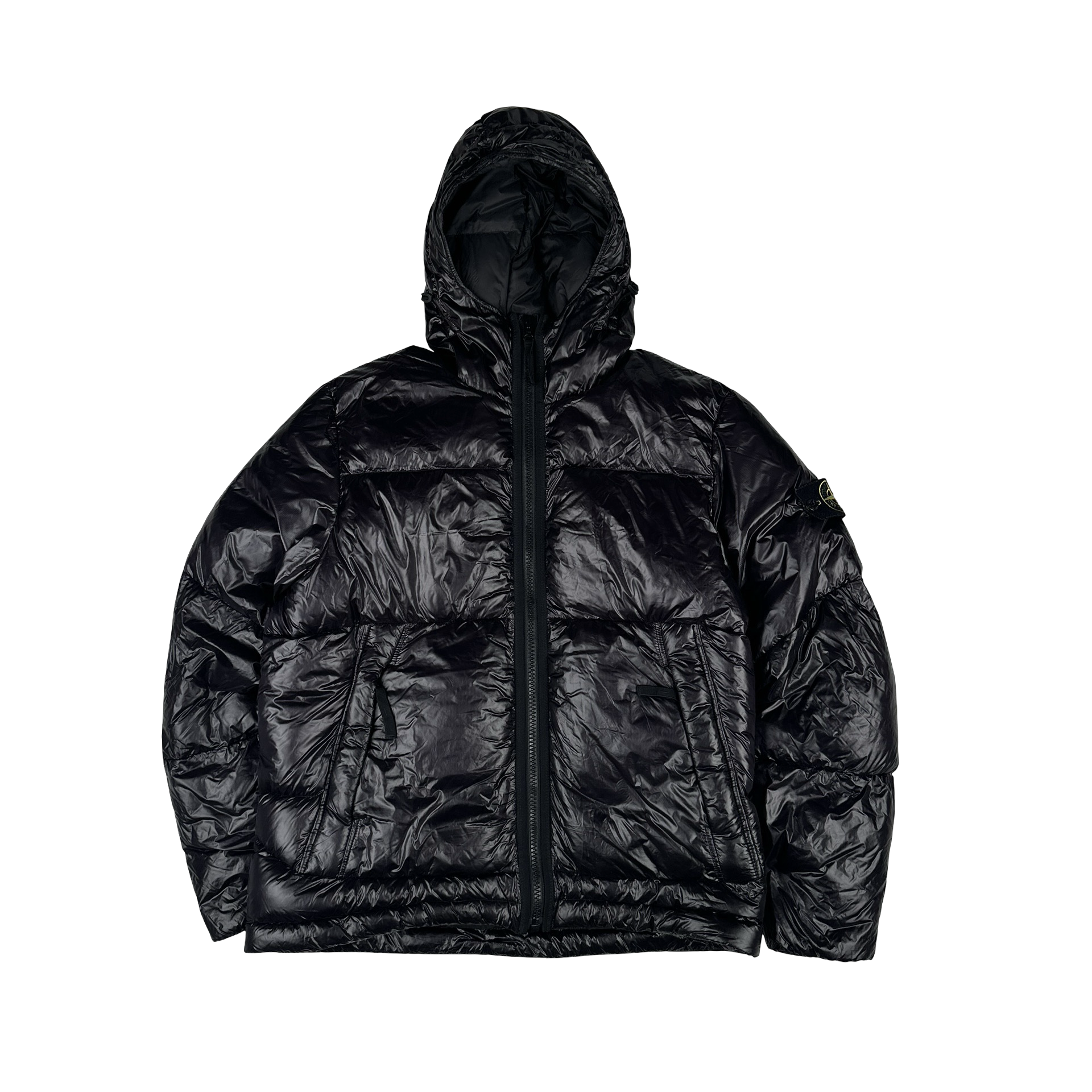 Stone Island 2017 Black Pertex Quantum Y Down Puffer Jacket 