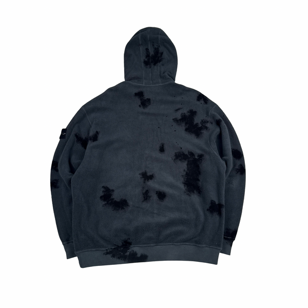 Stone Island 2023 Hand Coloured Cotton Pile Special Process Hoodie - XXL