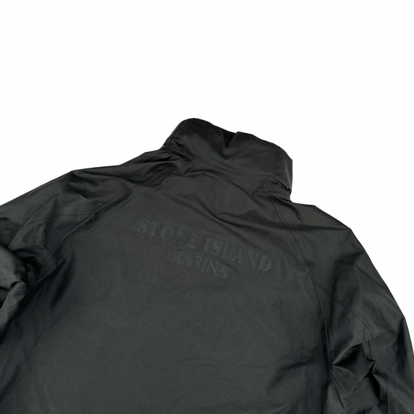 Stone Island 2021 Black Jacquard Marina 3L Jacket - XL