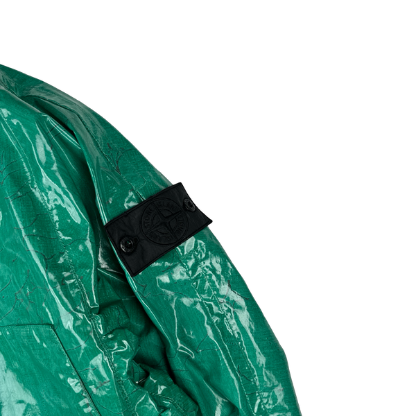 Stone Island 2022 Shadow Project Glass Poplin Double Face Print Jacket - Large