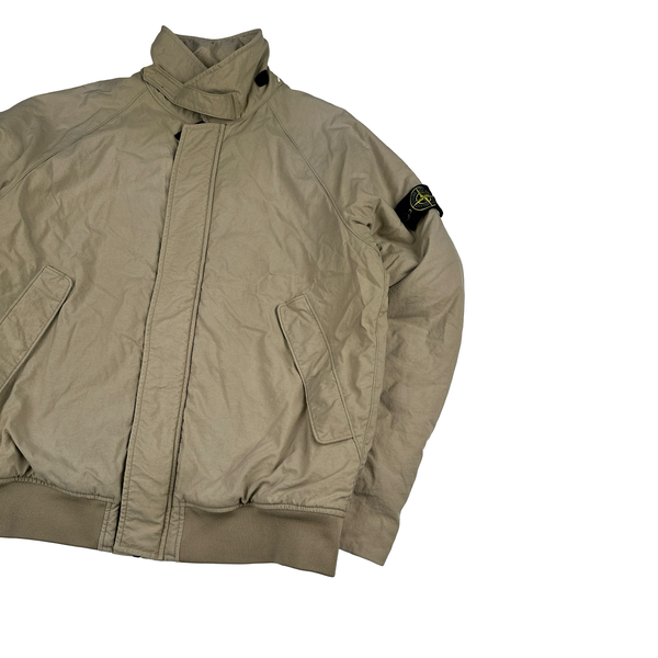Stone Island 2012 30th Anniversary Reps Nylon Down Quilted Collared Jacket - XXL
