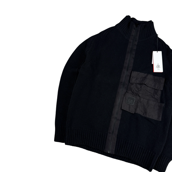 CP Company Heavyweight Zipped Knit Metropolis Jumper - Large