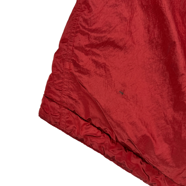 Stone Island x Nike Red Mussola Gommata Nylon Metal Jacket - Medium