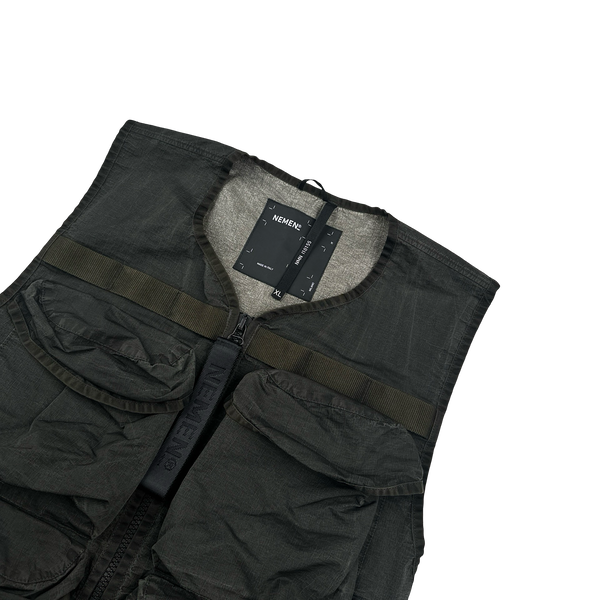 Nemen Khaki Multi Pocket Utility Vest - XL