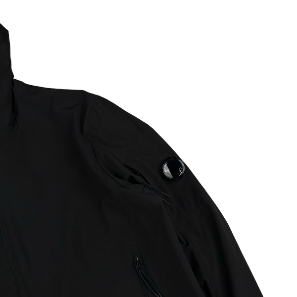 CP Company Black Fleece Lined Soft Shell Jacket - XXL