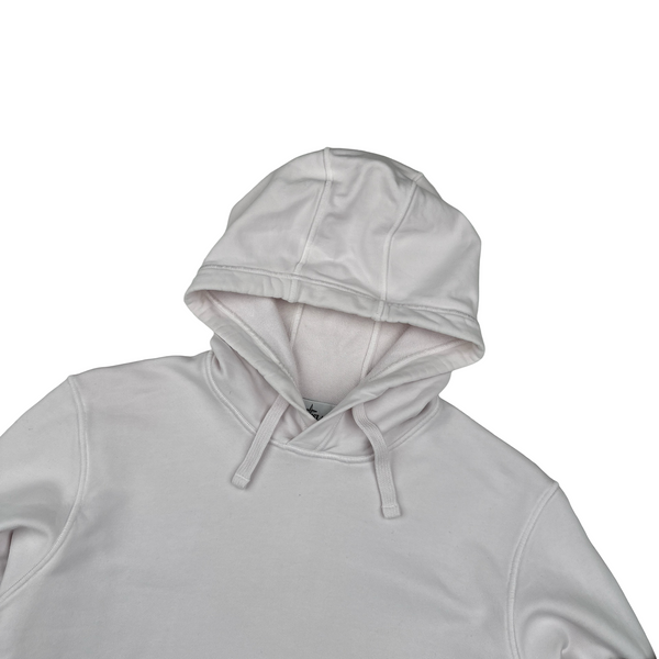 Stone Island 2022 Pale Pink Pullover Hoodie - Medium