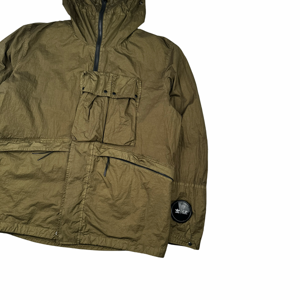 CP Company x Adidas  Khaki Explorer Chrome Goggle Jacket - Large