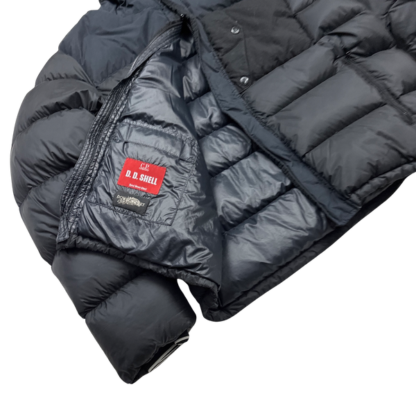 CP Company Black Down Filled DD Shell Goggle Puffer Jacket - 3XL