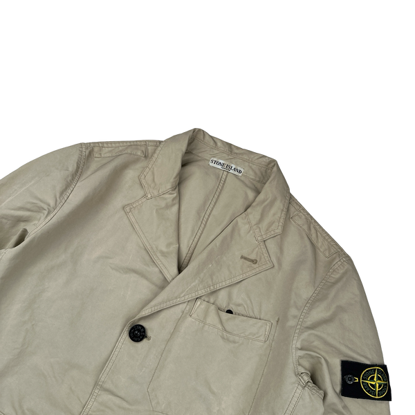 Stone Island 2010 Tan David TC Blazer Jacket - XL