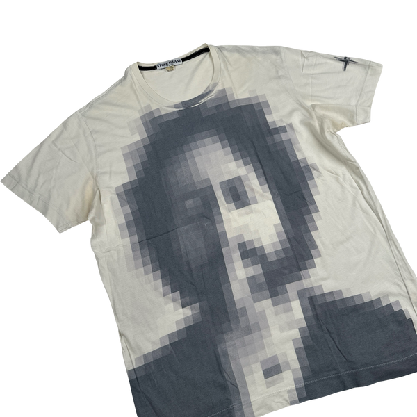 Stone Island 2010 Rare Archive Cotton Graphic T Shirt - XL