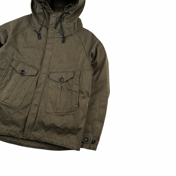 Ten C Khaki Multi Pocket Tempest Anorak Down Lined 2 in 1 Jacket - XL