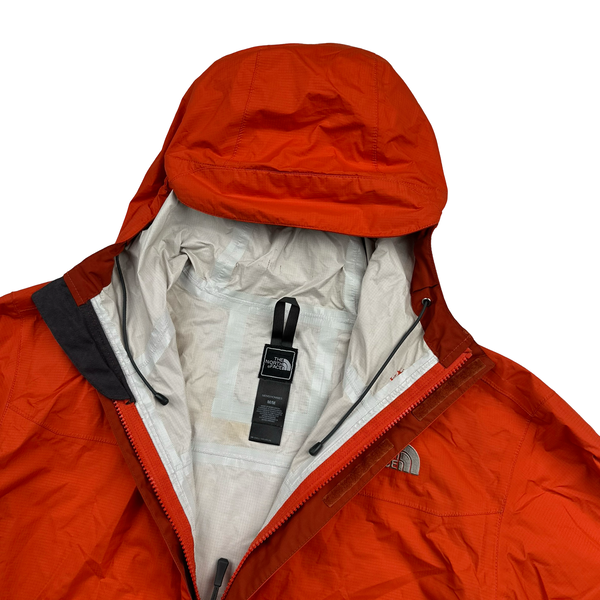 North Face Lighter Orange HyVent 2.5L Rain Jacket Medium