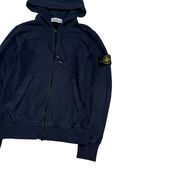 Stone Island 2013 Navy Cotton Zipped Jumper - Small