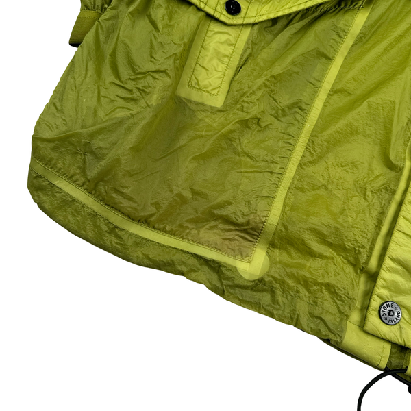 Stone Island  Hyperlight Yellow Lightweight Hooded Parka Jacket - XXL