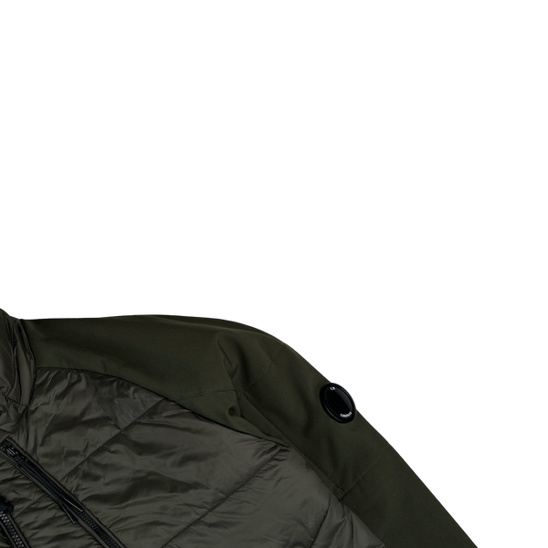 CP Company Khaki Hybrid Soft Shell Jacket - XXL