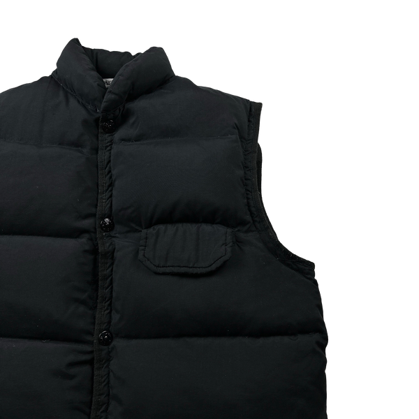 Stone Island Vintage 1994 Down Filled Green Edged Puffer Gilet