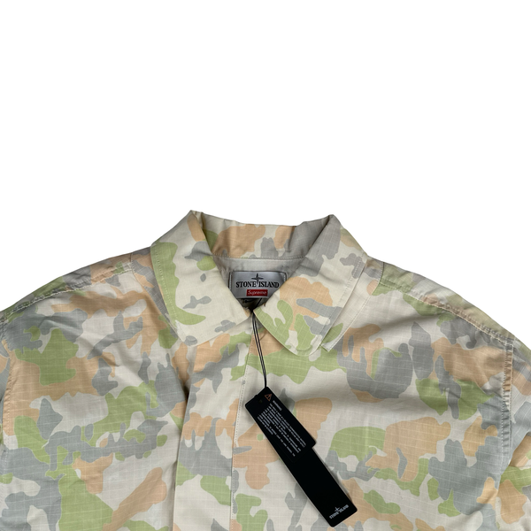 Supreme X Stone Island Reactive Ice Camo Ripstop Jacket - Medium