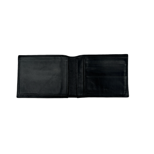 CP Company Black Real Leather Wallet