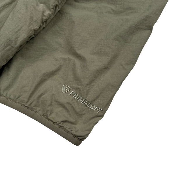 CP Company Brown GDP Hooded Polartec Goggle Jacket - 3XL