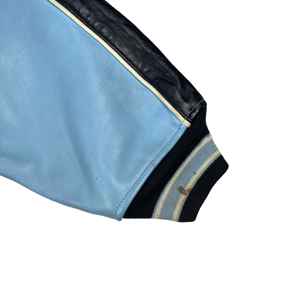 Avirex Classic Leather Spell out Bomber Jacket - XXL