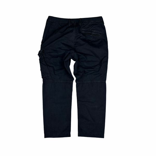 Stone Island 2020 Blue Cargo Slim Fit Cargo Trousers - 36"
