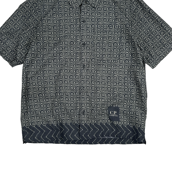 CP Company Patterned Short Sleeved Shirt - XL