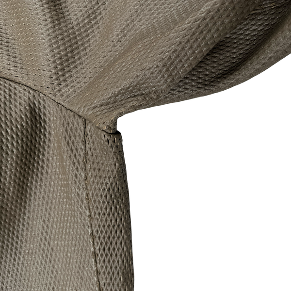 Emporio Armani Zip Up Lamb Lattice Leather Jacket - Large