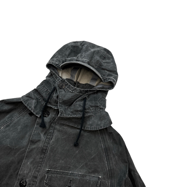 Stone Island 2007 Grey Cotton Multipocket Cap Jacket Medium