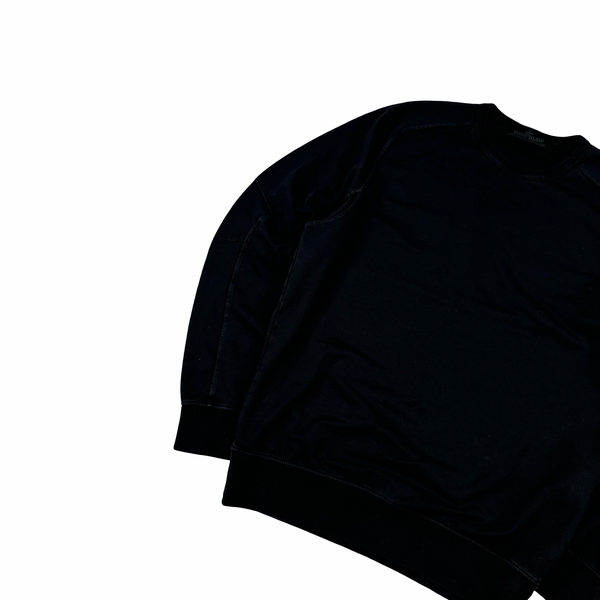 Stone Island 2020 Black Ghost Crewneck Pullover Jumper - Small