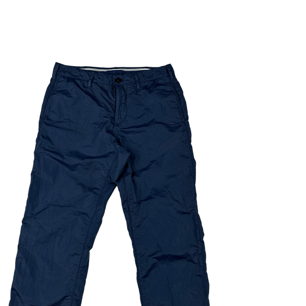 Stone Island 2019 Blue SI PA/PL Seersucker-TC Blazer Trousers Suit - Medium