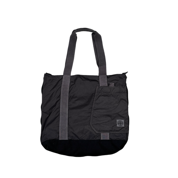 Stone Island 2019 Charcoal Compass Tote Bag