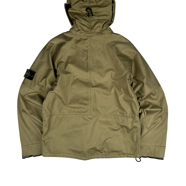 Stone Island 2004 Beige Raso Floccato Riot Mask Sniper Jacket - Medium