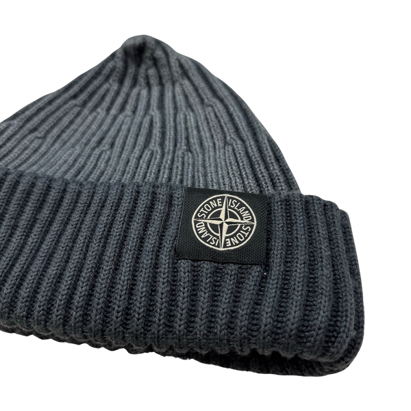 Stone Island 2013 Grey Two Tone Beanie Hat