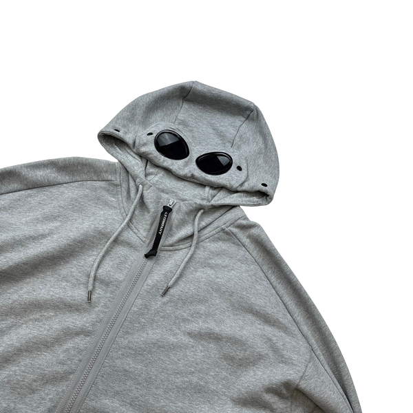CP Company Goggle Hoodie Light Grey - XXL