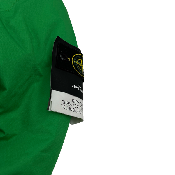 Stone Island 2021 Green Ripstop Gore-Tex Product Technology Down Parka Jacket - Large