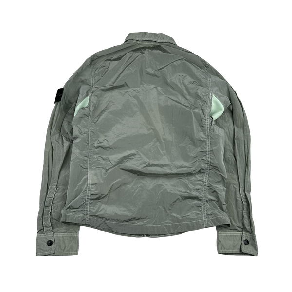Stone Island 2018 Mint Nylon Metal Overshirt - Medium