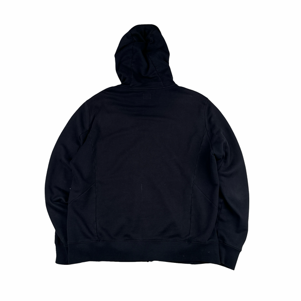 CP Company Navy Goggle Cotton Zip Up Hoodie - XXL