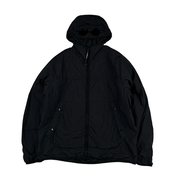 CP Company Black GDP Hooded Polartec Goggle Jacket - 3XL