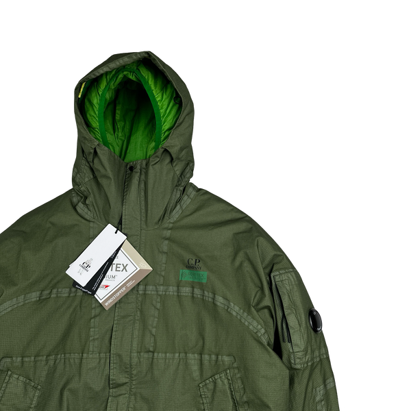 CP Company Green Gore G-Type Ripstop Down Lined Jacket - XL